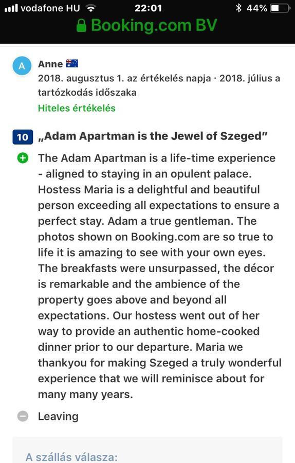 セゲドAdam Apartmanhazアパートメント エクステリア 写真